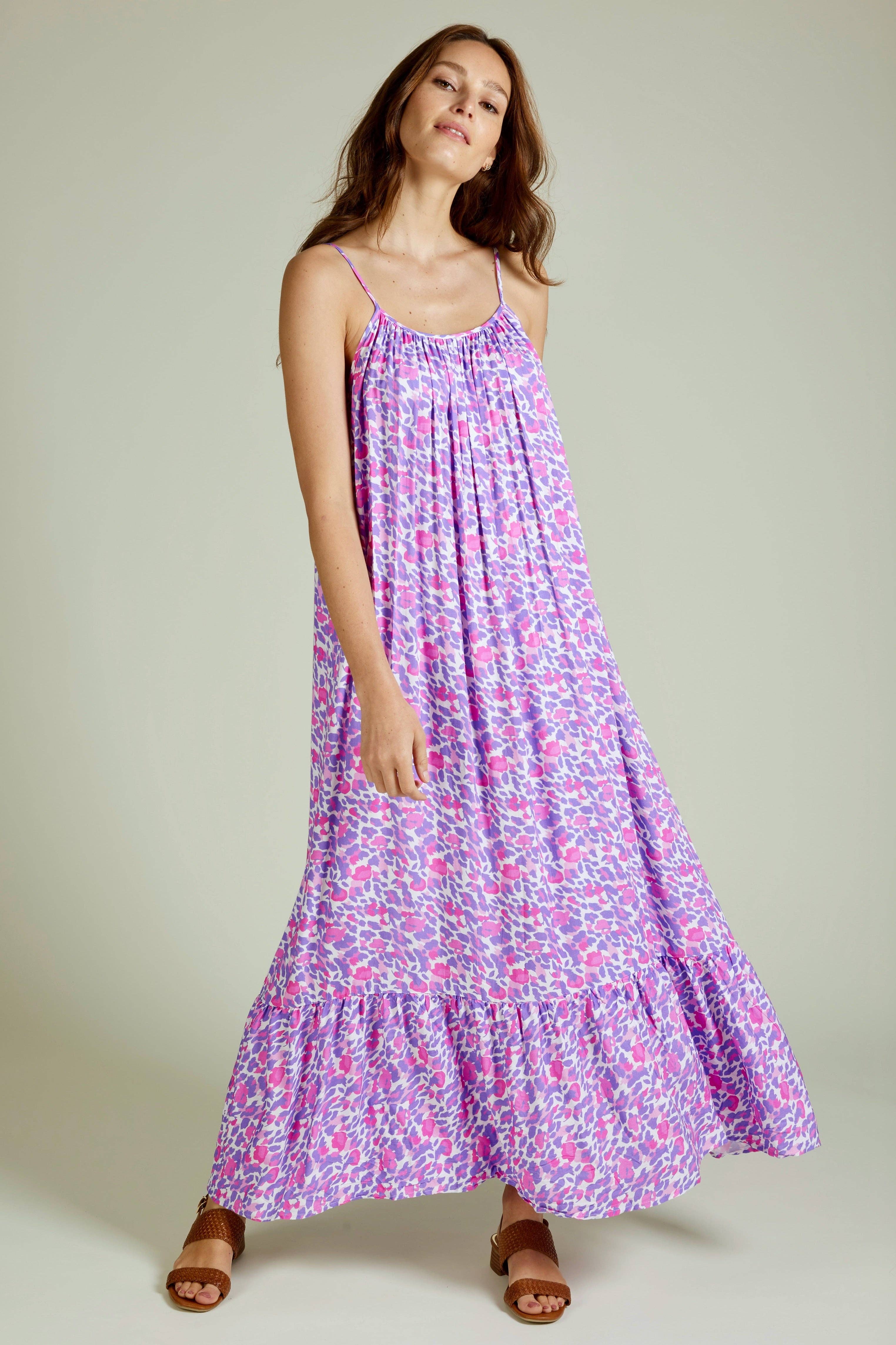 Andy & Lucy - Wholesale Dress - Women's - SWING - Long floral print resort dress4