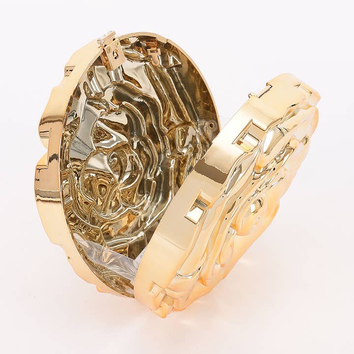 3AM BY H&D ACCESSORIES - Wholesale Clutch Bag - Women's - Metallic Acrylic Clutch3