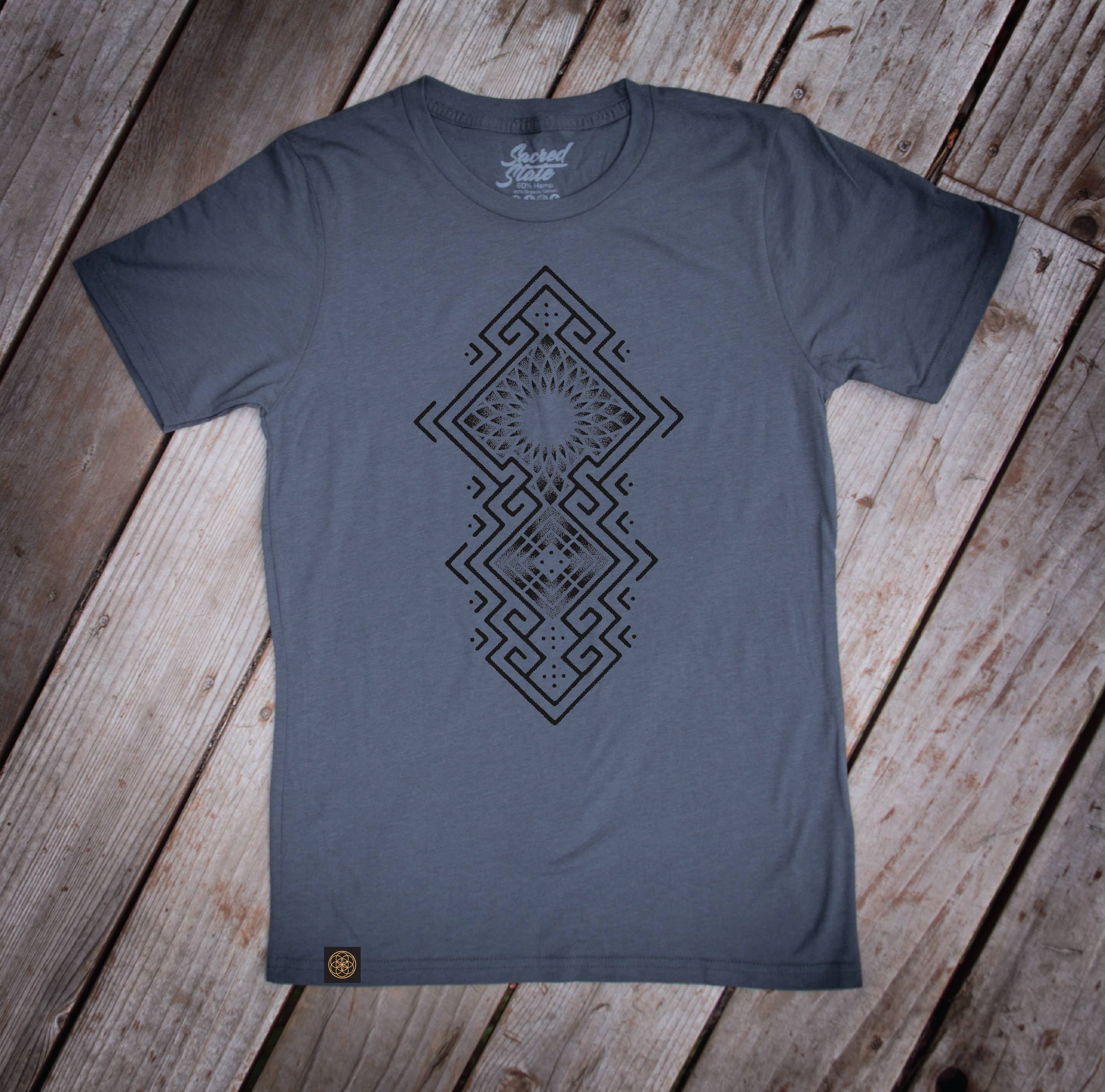 Sacred State Design - Wholesale Screen Printed T-Shirt - Men's - Being Hemp T-Shirt6
