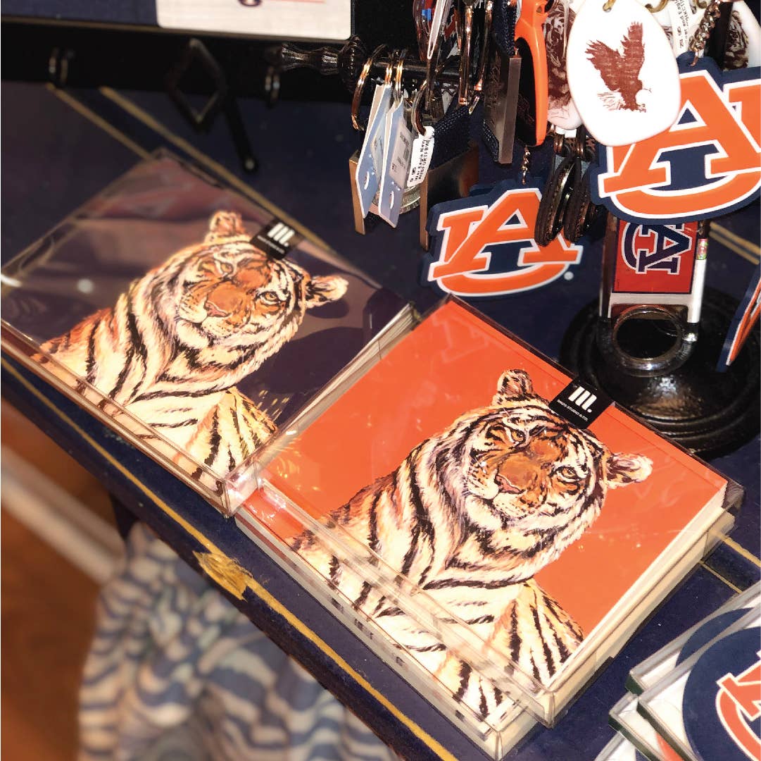 Mads Studio & Co. - Wholesale Stationery/Notecard Set - Orange Tiger Folded Notecards1