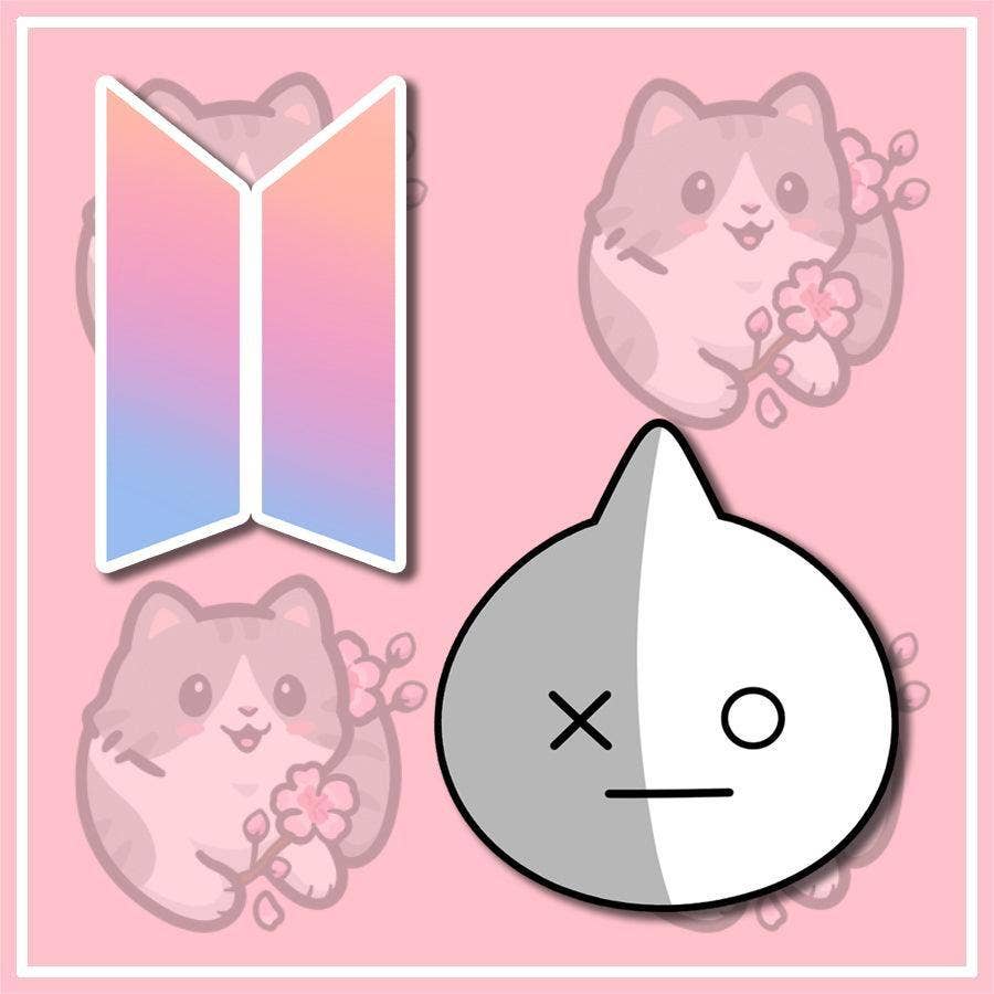 Nekodecal - Wholesale Sticker - Chibi BTS Peekers7