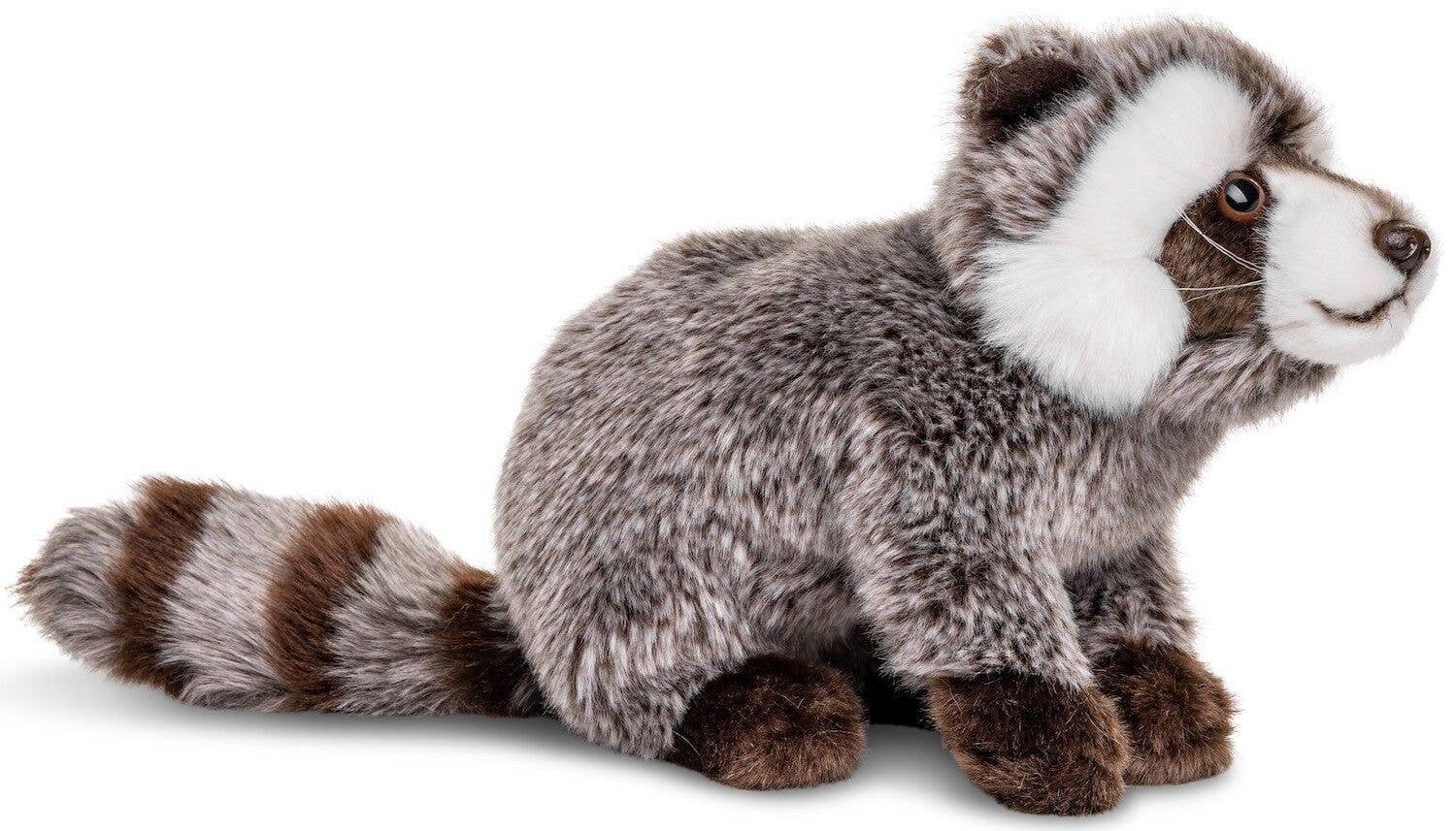Uni Toys - Vente Peluche – enfant et bébé - Ratons laveurs Uni Toys en peluche douce - 23 cm de long1