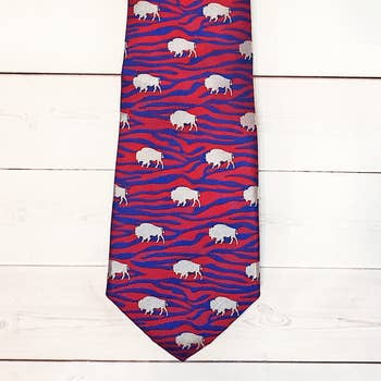 Kid's Red and Blue Buffalo Leggings