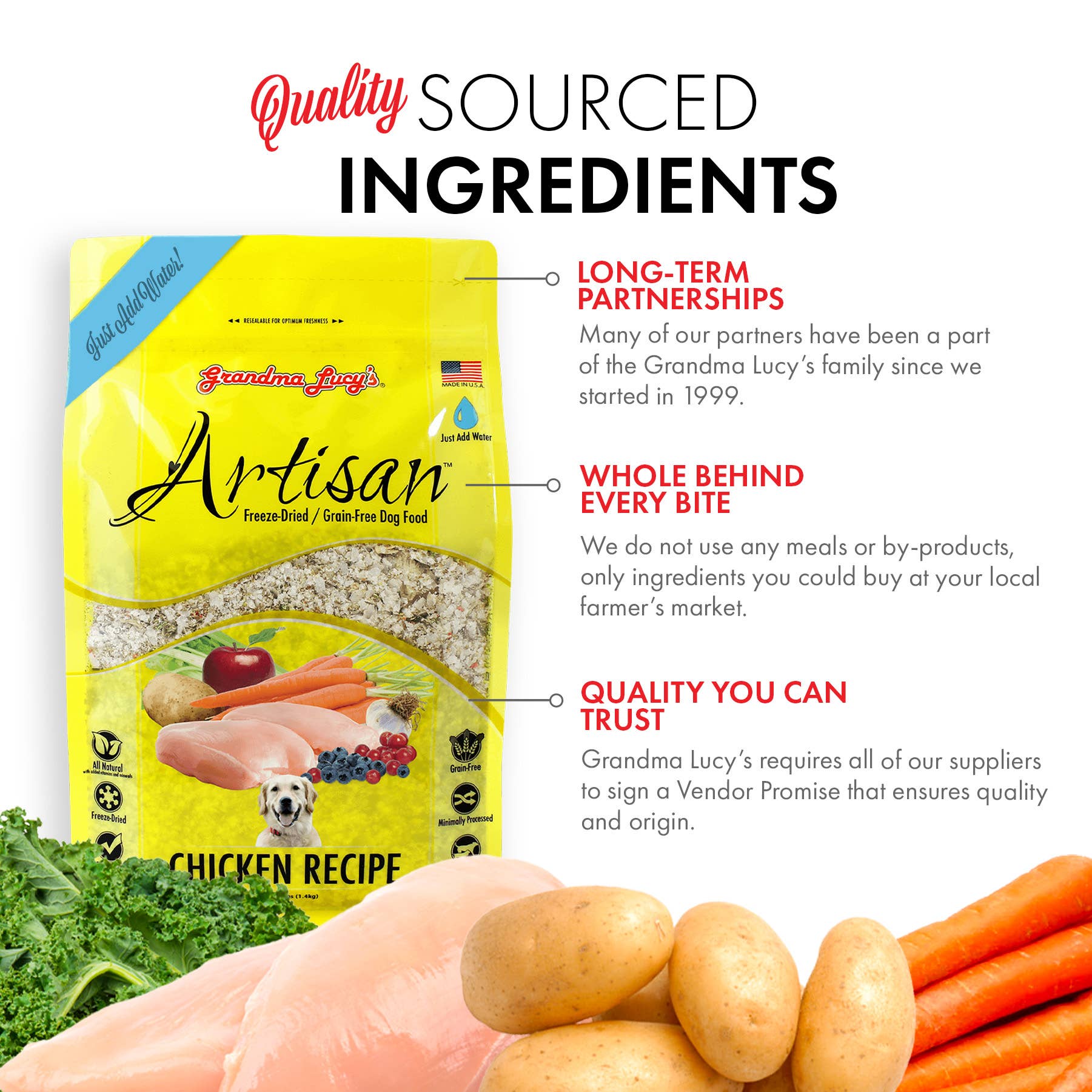 Grandma Lucy's - Vente Nourriture – chien - Nourriture Artisan Poulet pour Chien —5