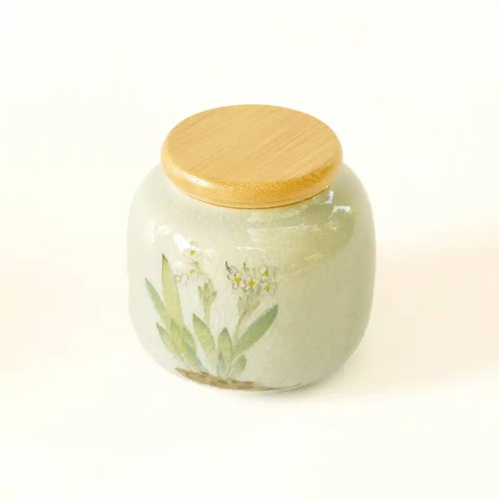 Tea soul – wholesale Food storage container – Decorated Porcelain Aroma-Saving Container 250g2
