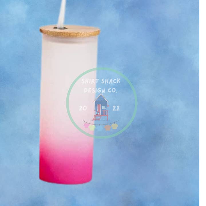 shirt shack design corporation - Wholesale Insulated Mug/Tumbler - 20oz Gradient frosted custom tumbler