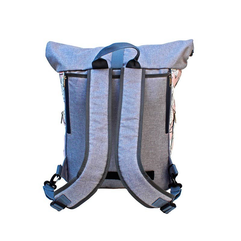 Ikuri - Wholesale Biking Accessories - 2 in 1 Bicycle Bag / Backpack Combo Luggage Rack Magnolia2