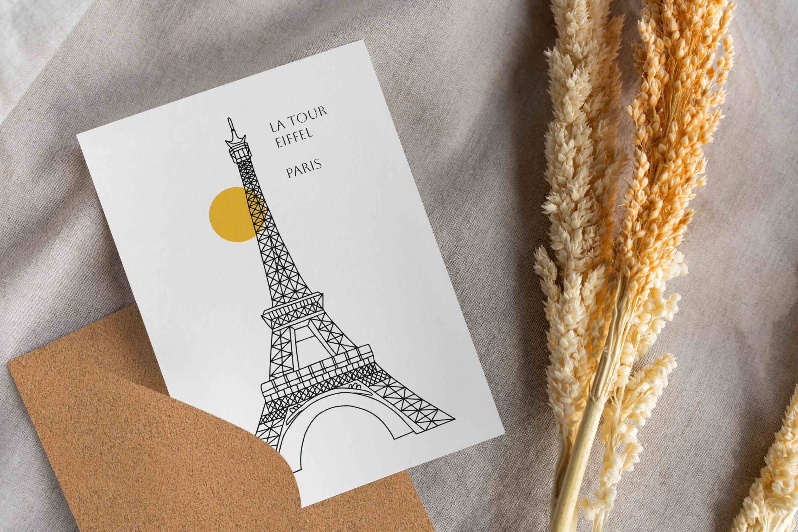 Esque - Wholesale Postcard - Postcard Paris - Eiffel Tower0