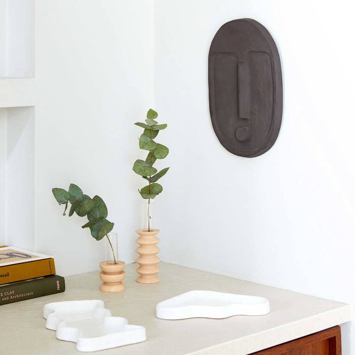 5mm Paper - Wholesale Vase - Totem Wooden Table Vase - Short Nº 42