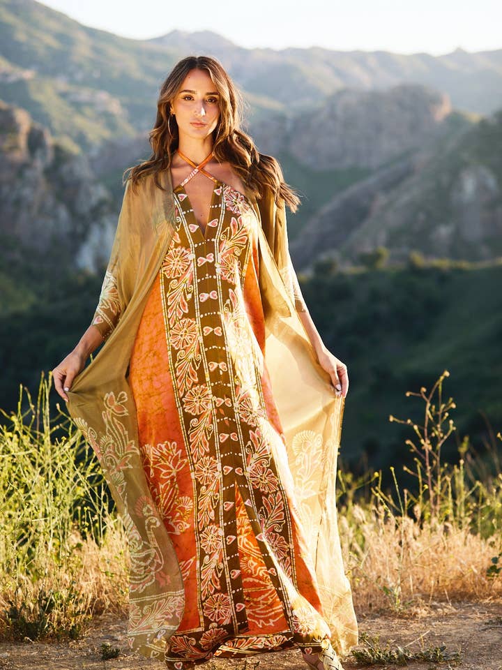 Silk Batik - Vacation Dress for wholesale by Lotta Stensson