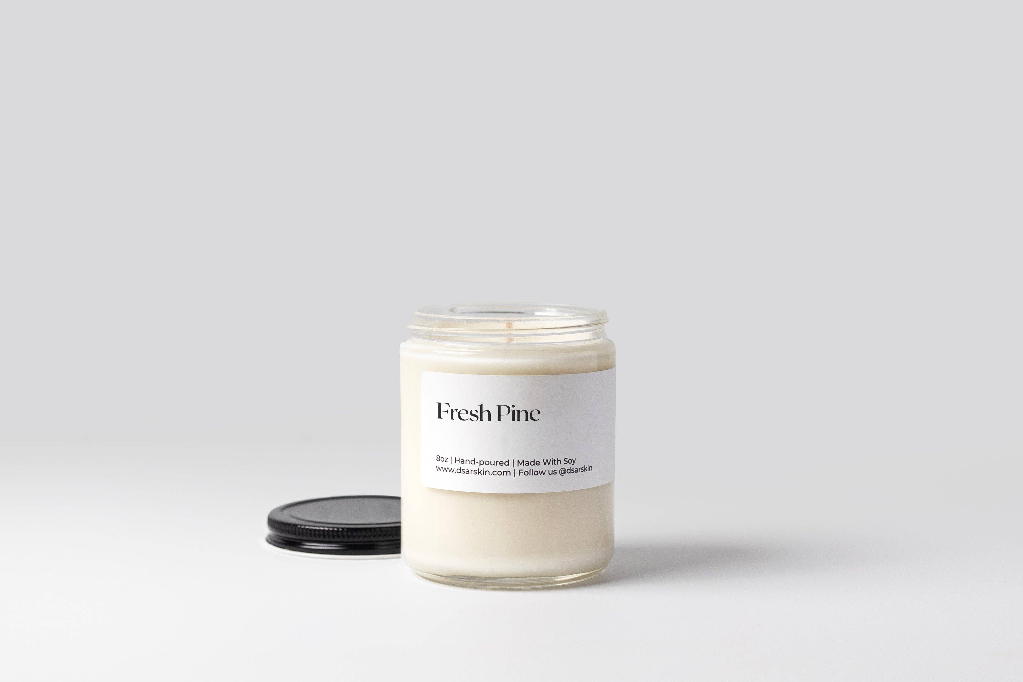 Dsarskin - Wholesale Jar/Filled Candle - Fresh Pine - 8oz candle