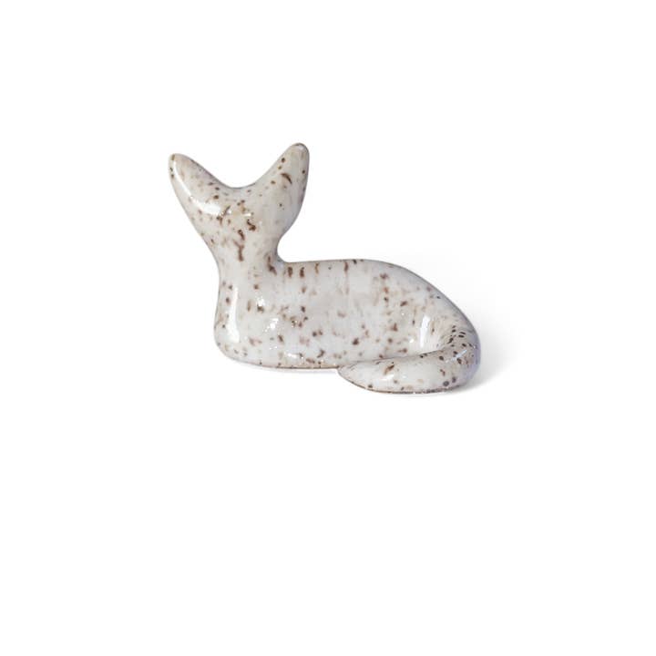 Magic World Girl - Wholesale Decorative Figurine - Magic World Girl - Speckled Ceramic Cat2