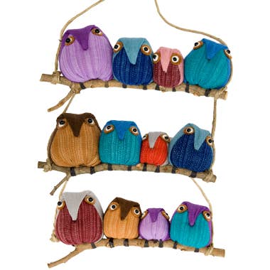 Marquet - Wholesale Ornament Set - Fair Trade Owl Christmas Ornament - Holiday Stocking Stuffer3