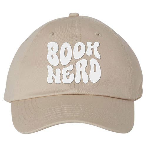 Lucky Luna Apparel - Wholesale Baseball Cap - Women's - Book Nerd Embroidered Dad Hat2