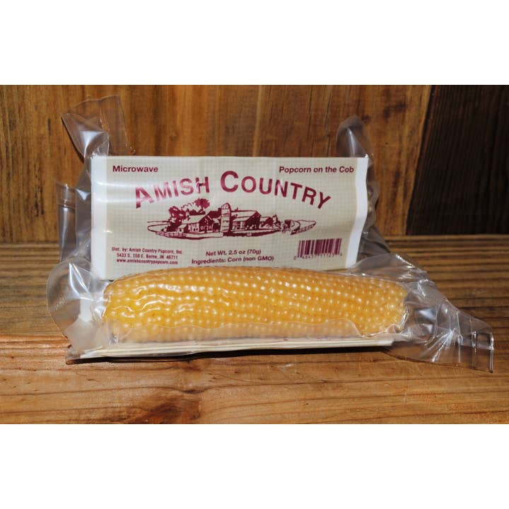 Amish Country Popcorn - Wholesale Popcorn - White Popcorn Microwave Cobs