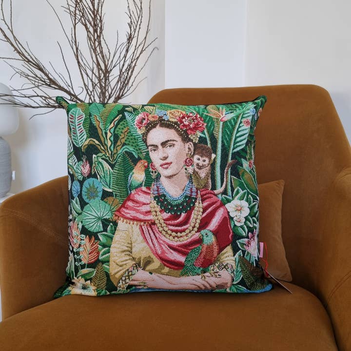 karine lascaux – Großhandel Stuhlkissen – Kissenhülle Frida Jacquard