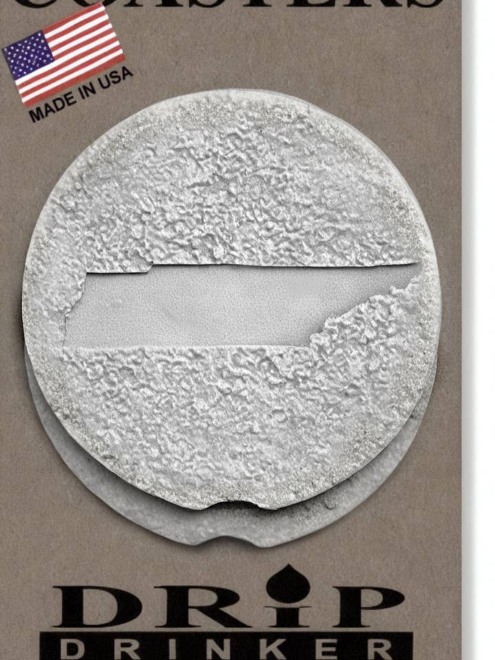 Tennessee Stone Car Coasters for wholesale by McCarter Coasters