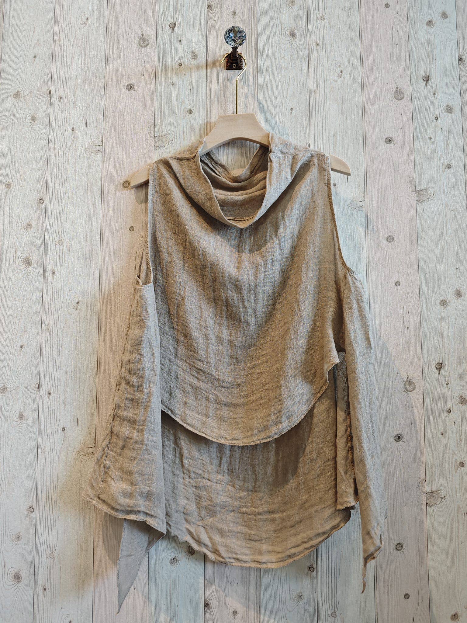 Linen & More - Wholesale Tunic - Women's - REF 3188 100% LINEN BLOUSE3