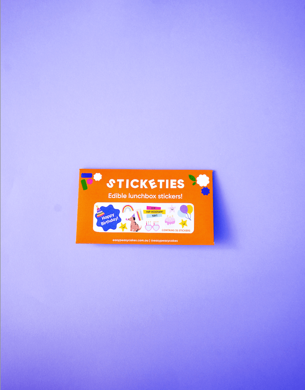 Easy Peasy Cakes - Wholesale Sticker – Child & baby - Happy Birthday Sticketies - Edible Lunchbox Stickers2