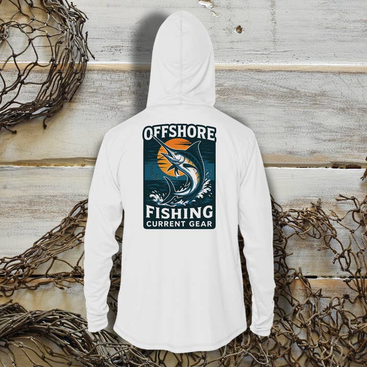Men's Offshore Fishing UPF 50 Performance Shirt for wholesale by Current Gear