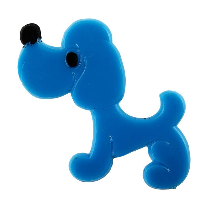 Big dog pin blue DDR pin for wholesale by Tribal Trade GmbH