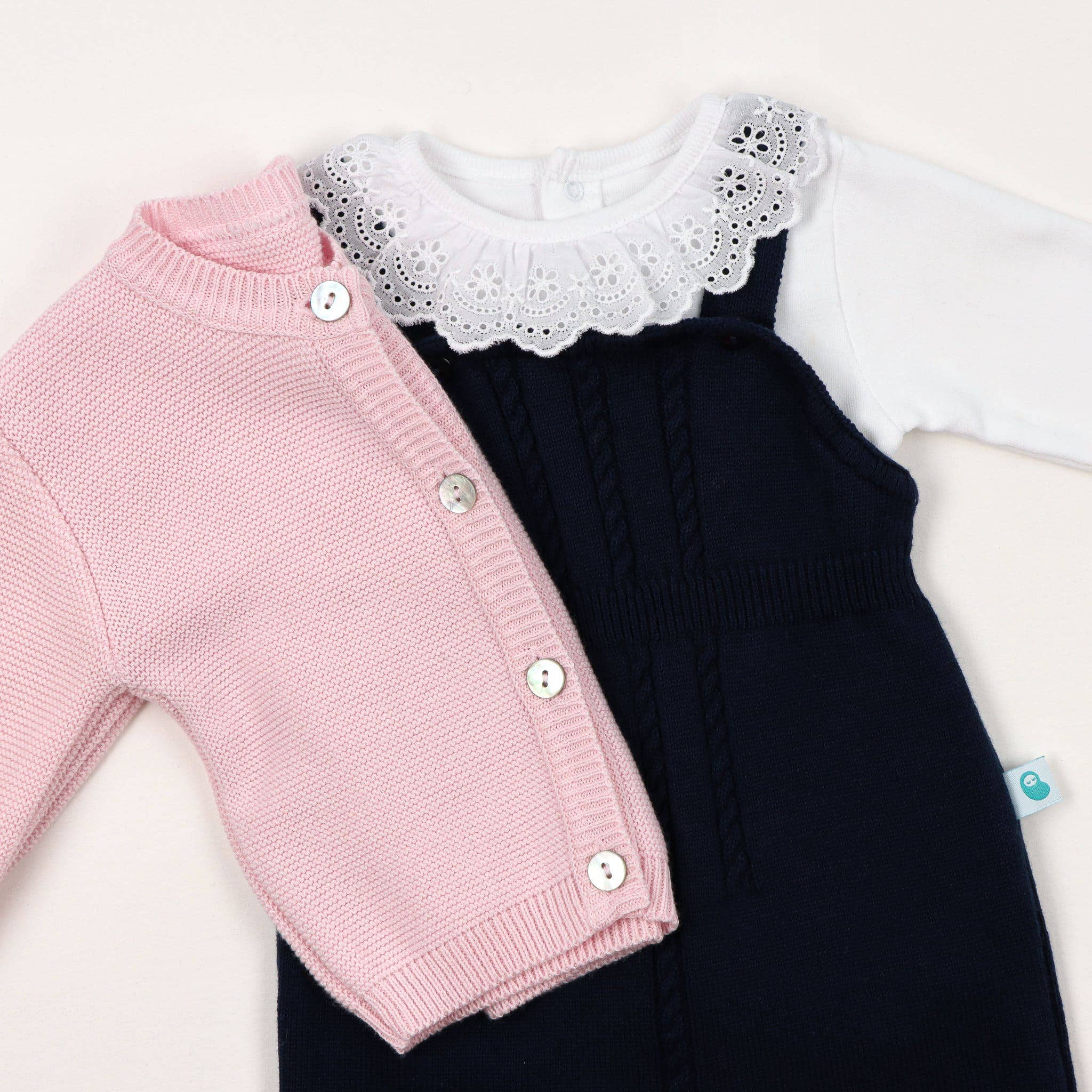 Bean Baby Clothes - Vente Body (sans pieds) – bébé - Body bébé en coton avec col brodé en anglais3