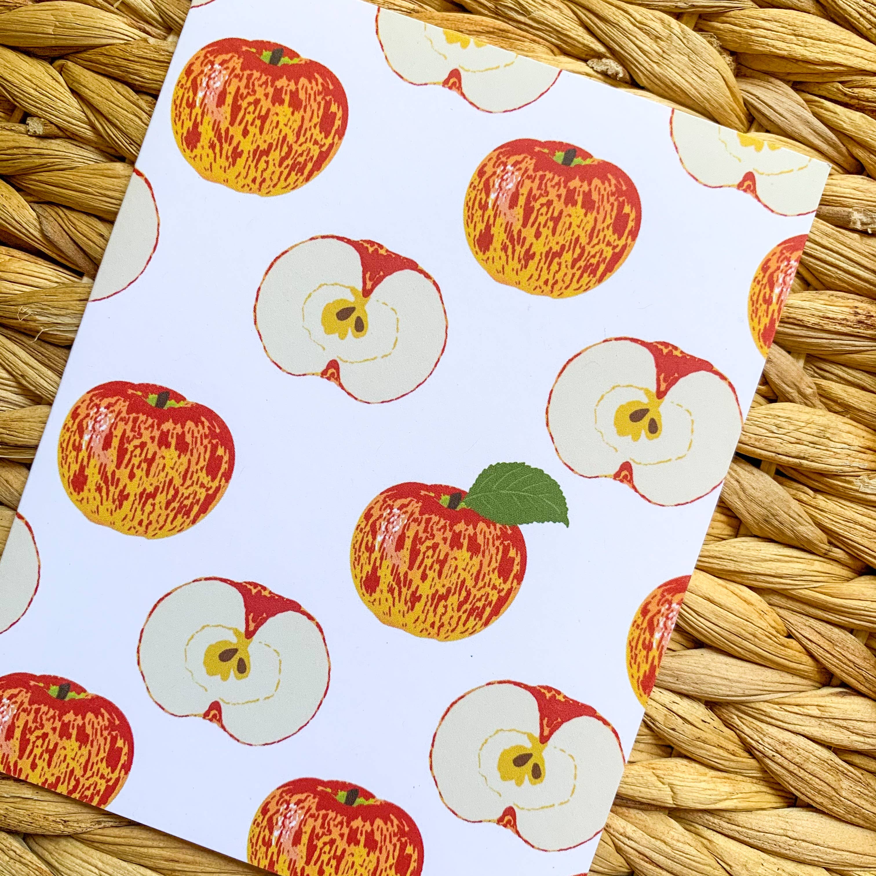 Bean Horse Car Designs - Wholesale Everyday Greeting Card - Gravenstein Apples Greeting Card2