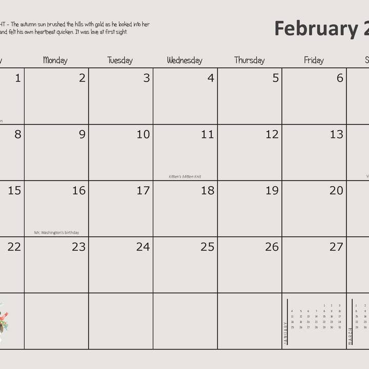 Woodfield Press – Großhandel Kalender – #3050 - 12-Monats-Wandkalender 20267
