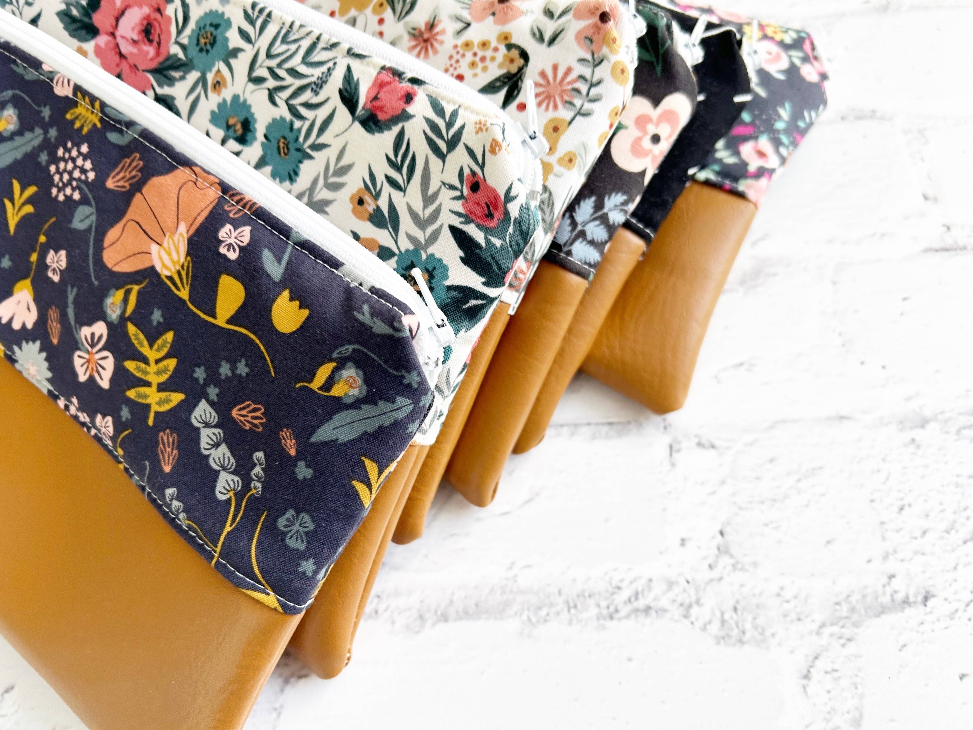 Mangham Made - Wholesale Makeup/Cosmetic Bag - Cosmetic bag, Flat Make up bag, Zipper Pouch, Variety Pack1