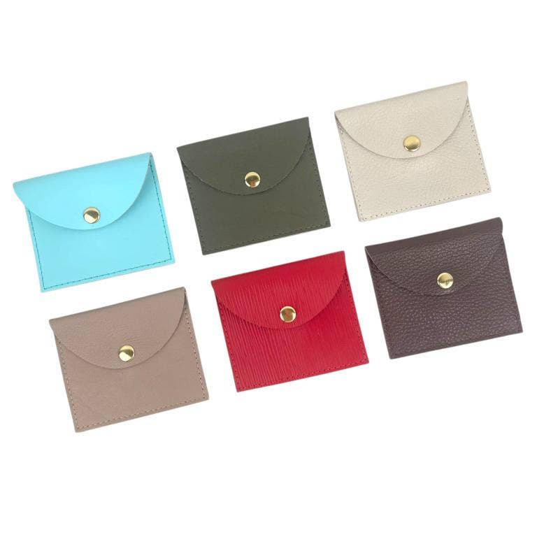 Chenson & Gorett – wholesale Coin purse – Women’s – Women's Compact Leather Wallet with Button Closure. Promo3