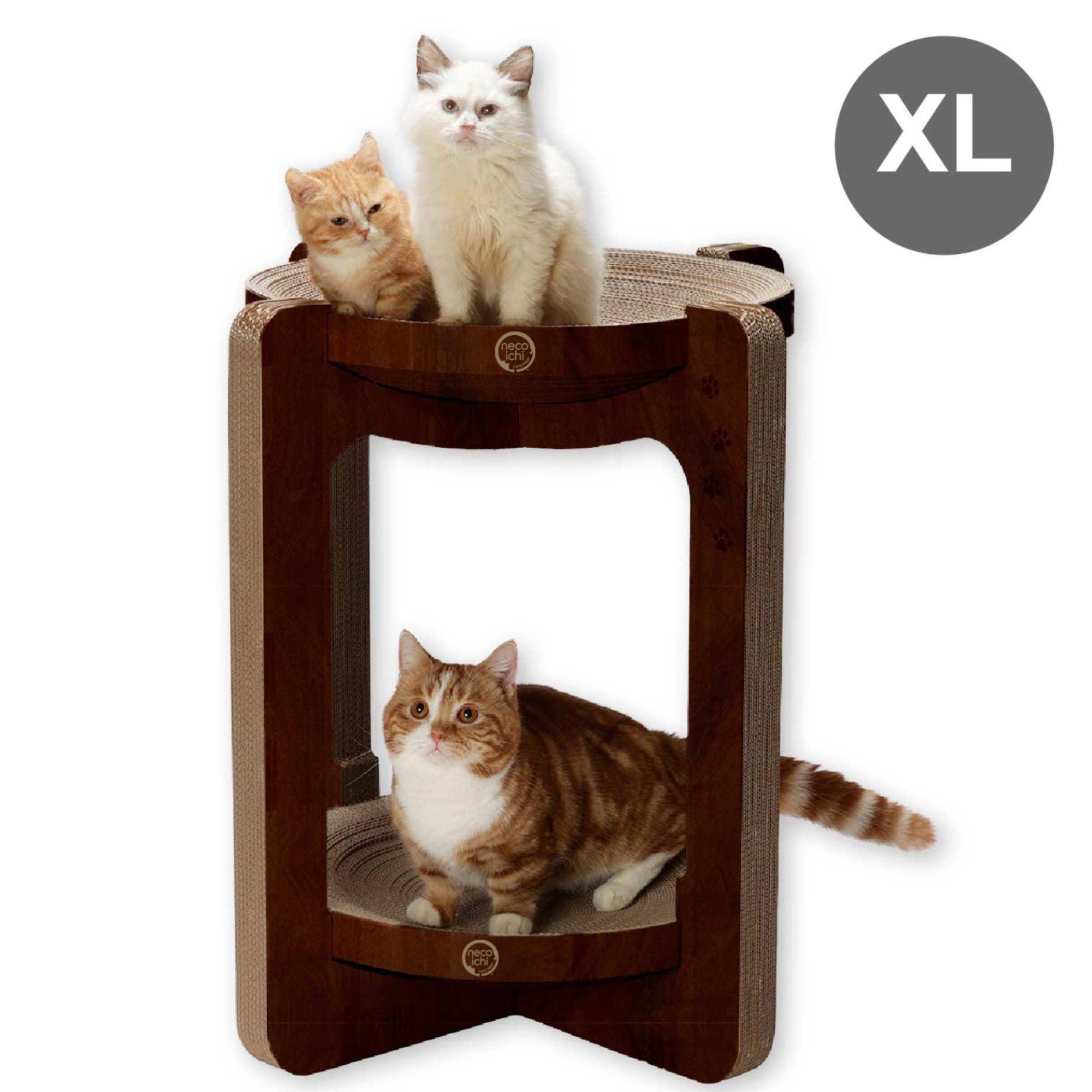MOON-X USA, INC. – wholesale Pet scratcher – Cat – Cozy Cat Scratcher Tower XL (Dark Cherry)0