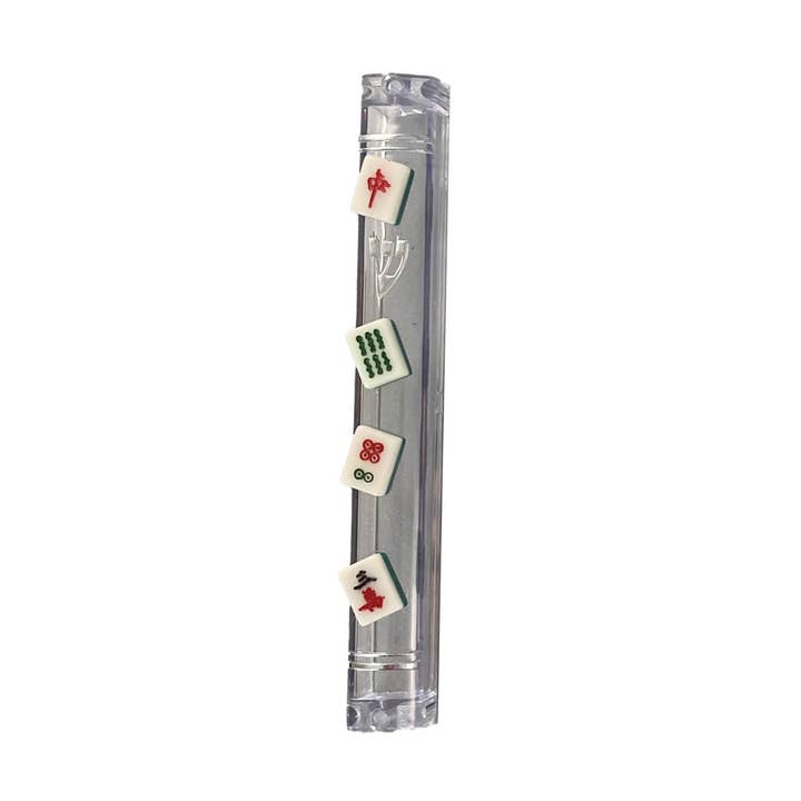 Eclectic Judaica - Wholesale Decorative Tabletop Object - Mahjong Mezuzah Case0