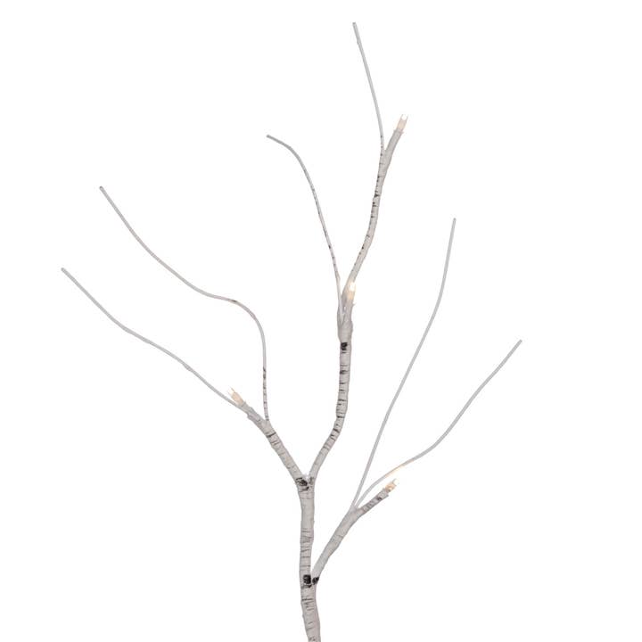 Vickerman 6' White Birch Twig Garland 48WW LED B/O for wholesale on Faire