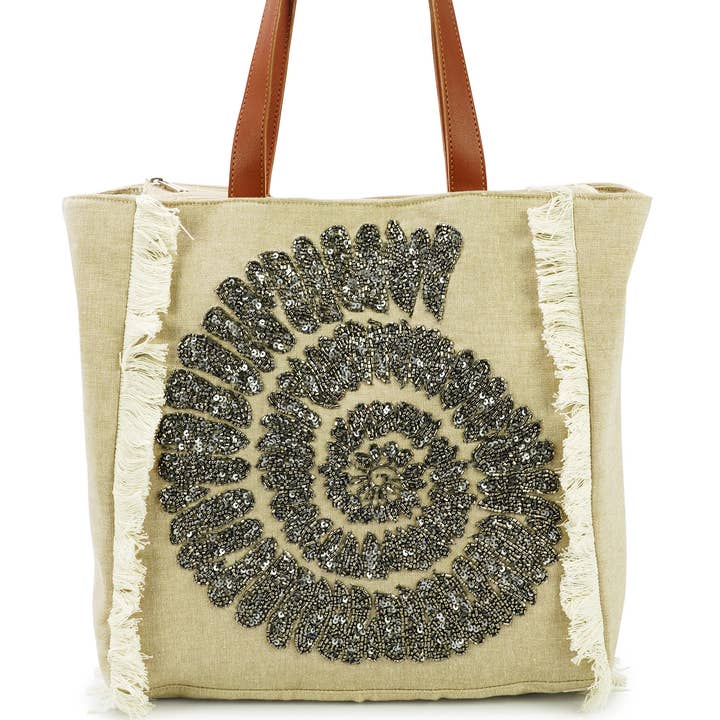 HJS - Wholesale Tote Bag - Women's - Handbag 'CUPERTINO' - Handcrafted with Embroidery2