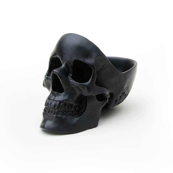 SUCK UK Ltd - USA - Wholesale Desk Organizer - Skull Tidy - Black3