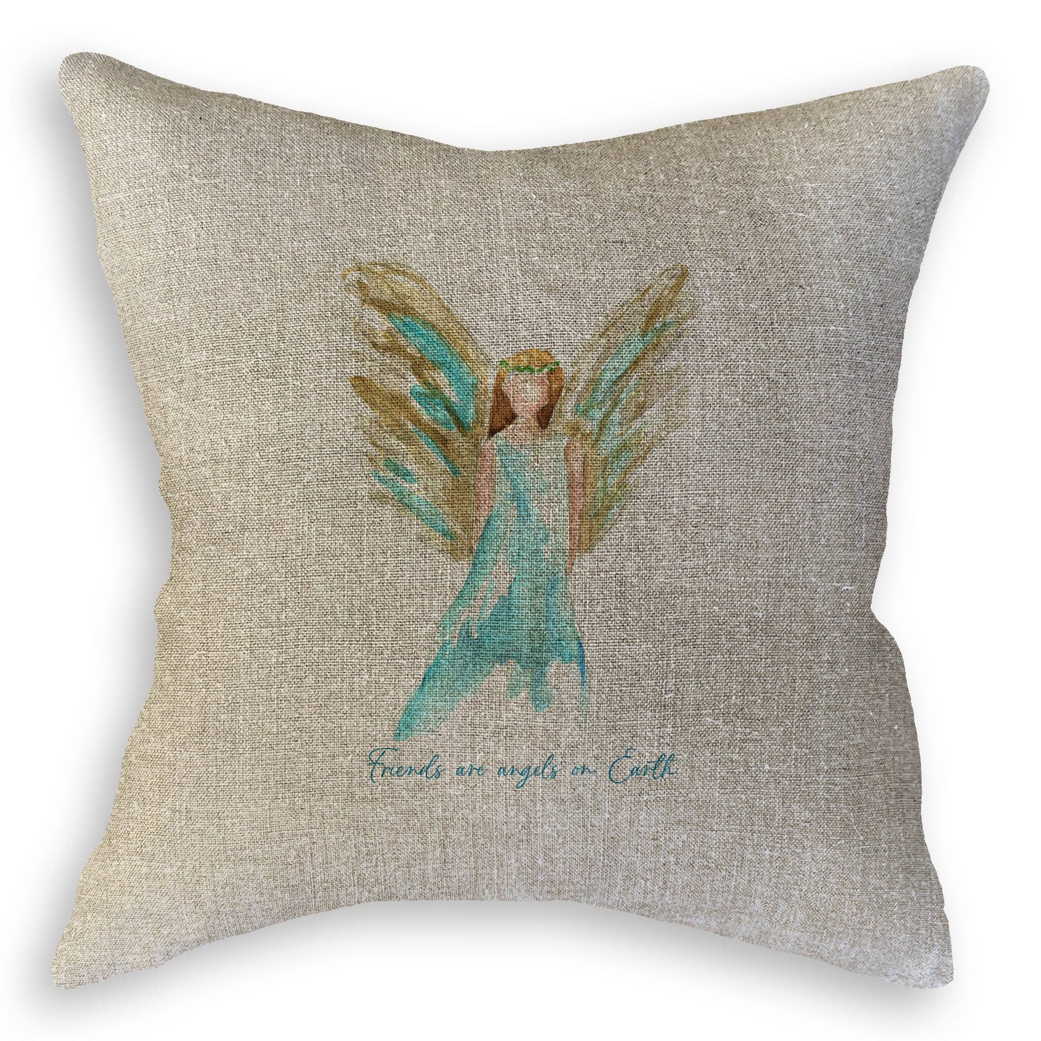 French Graffiti – Engroshandel Viskestykke – Blå himmelsk engel med venners citat10