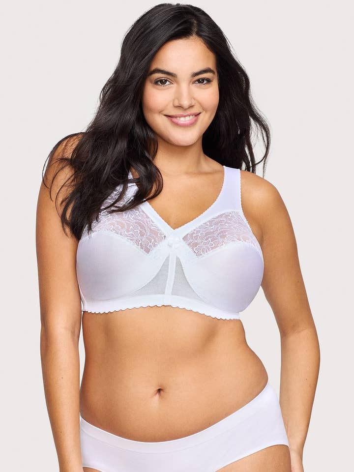 MagicLift Original Support Bra White for wholesale by Glamorise