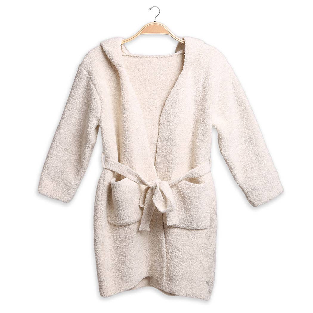 Fashion City - Vente Peignoir – enfant - Peignoir à capuche doux et luxueux pour enfants avec poche0