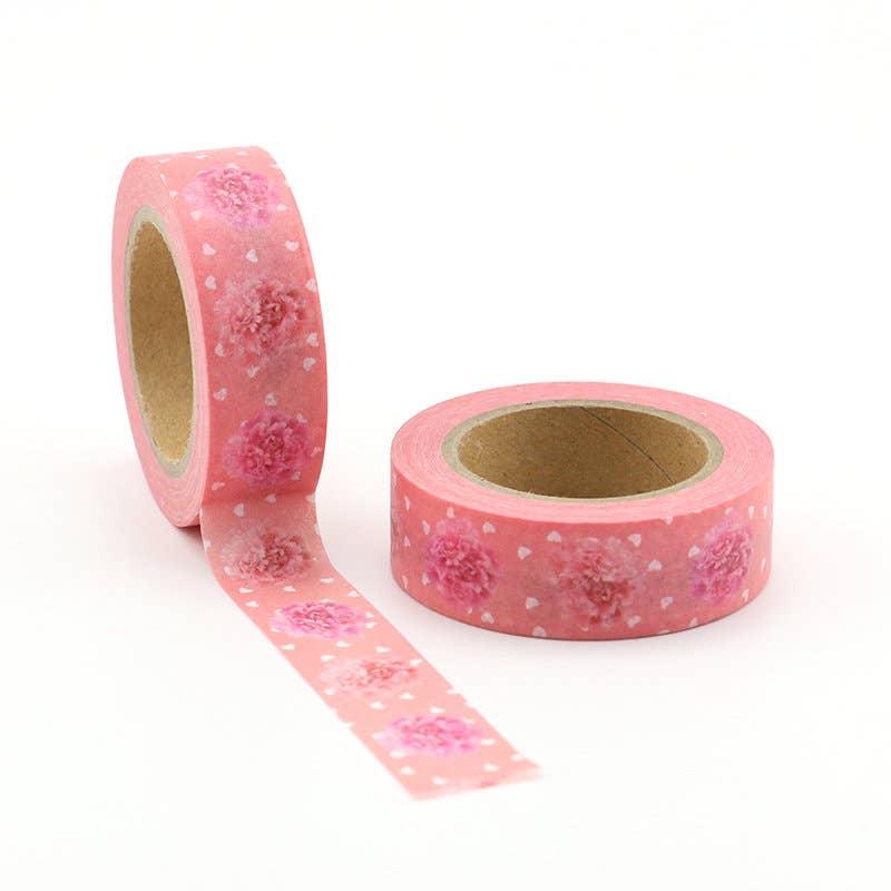 Love My Tapes Inc - Wholesale Washi Tape - Carnation Flower Washi Tape0