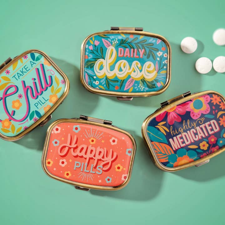 Karma - Wholesale Pill Organizer - Small Metal Pill Case