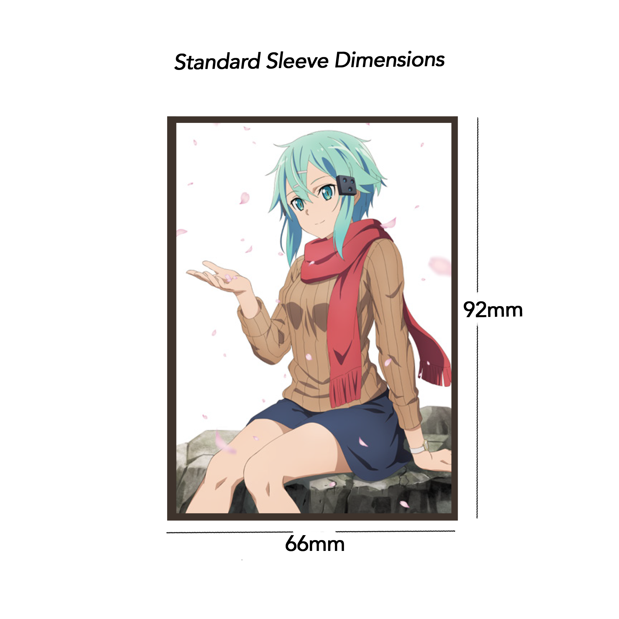 Japanime Games - Wholesale Card Game - Officially Licensed SAO Alicization YGO Sleeves Sinon1