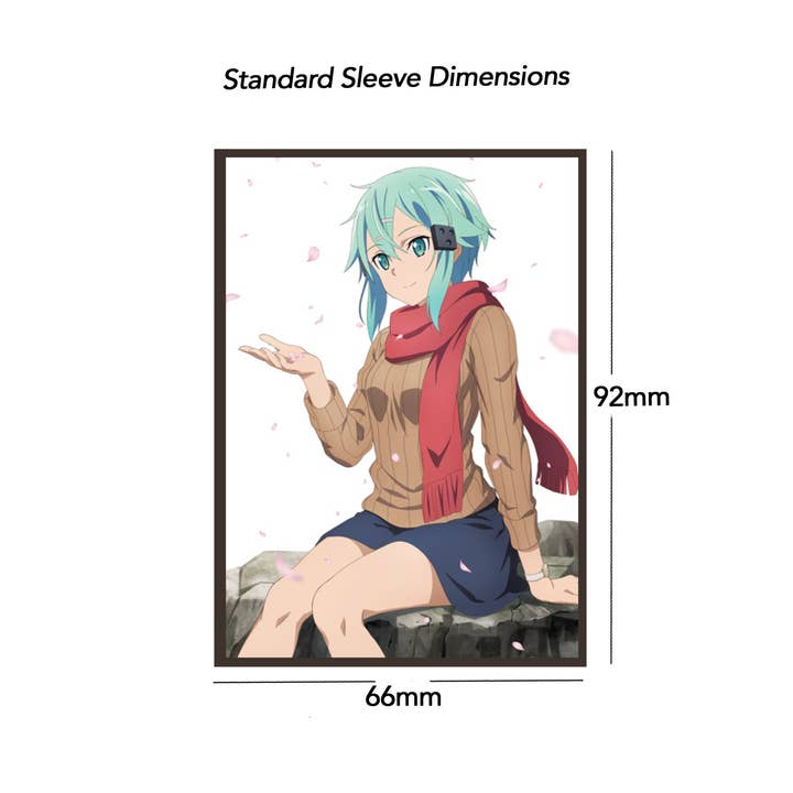 Japanime Games - Wholesale Card Game - Officially Licensed SAO Alicization YGO Sleeves Sinon1