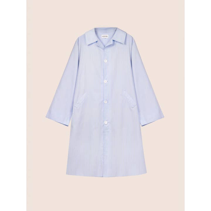 Hunter Stribet Blå Trenchcoat for engroshandel hos CARMEN SAYS