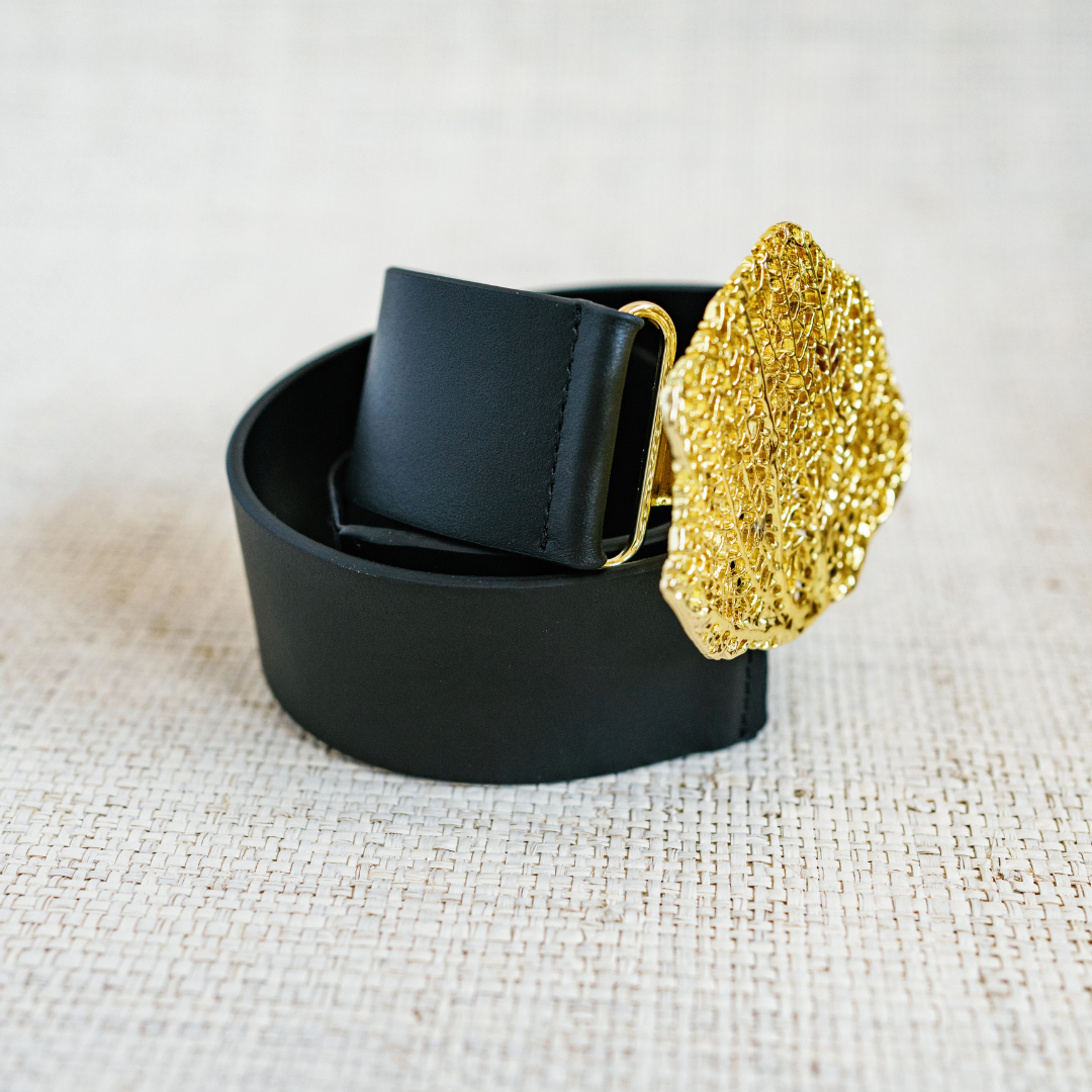 Garland - Wholesale Belt - Women's - Black Genuine Leather Interchangeable Stretch Belt 1