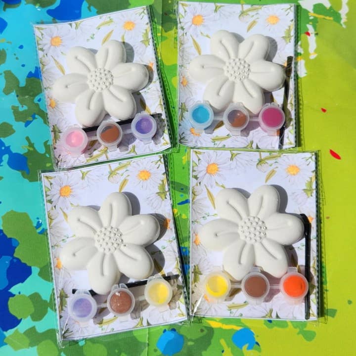 Snazzy Crayons - Wholesale DIY craft kit - Daisy Flower Paint Kit – Birthday Party Favors 4