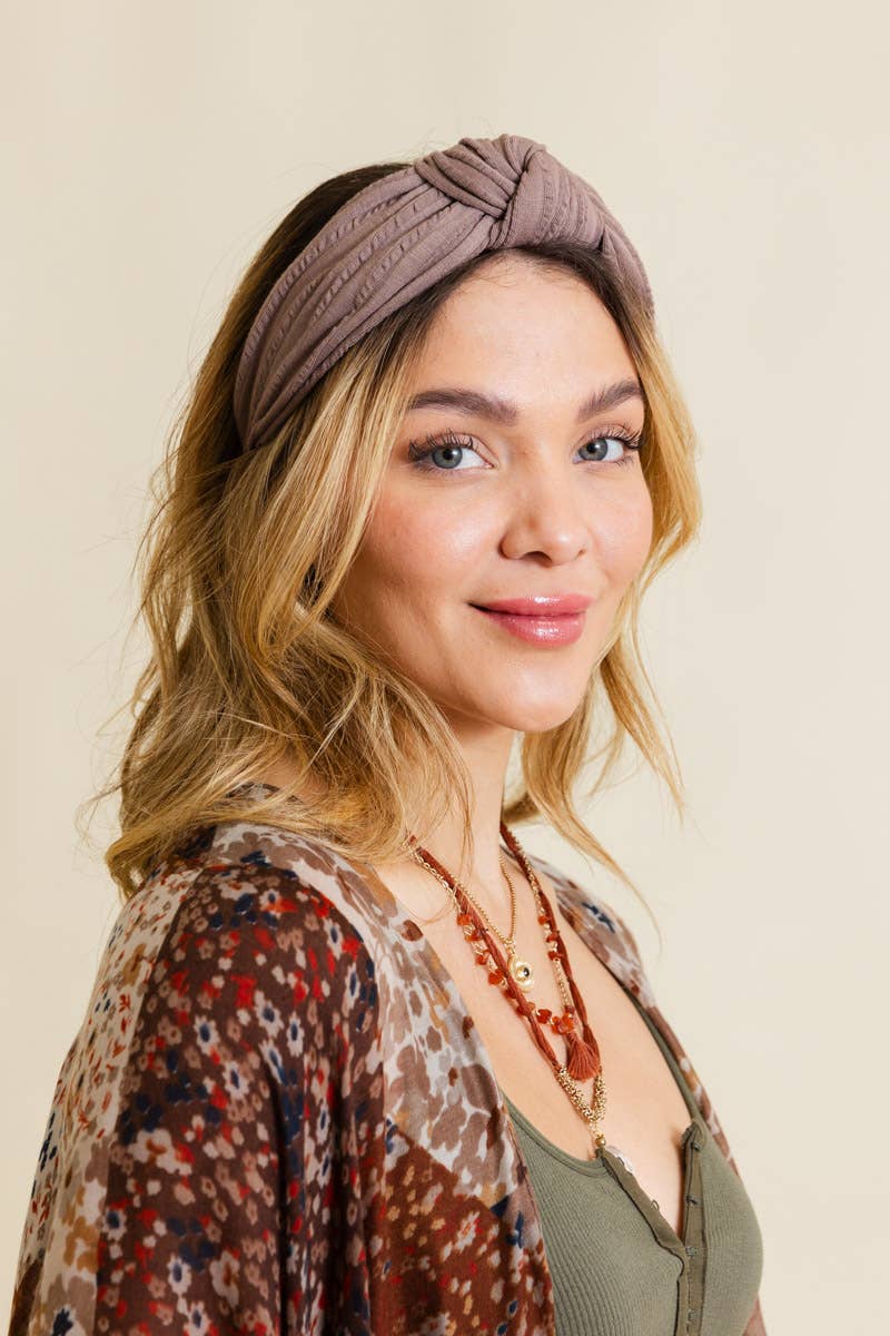 Leto Accessories - Wholesale Fashion Headband - Women's - Bestselling Stripe Topknot Headband4