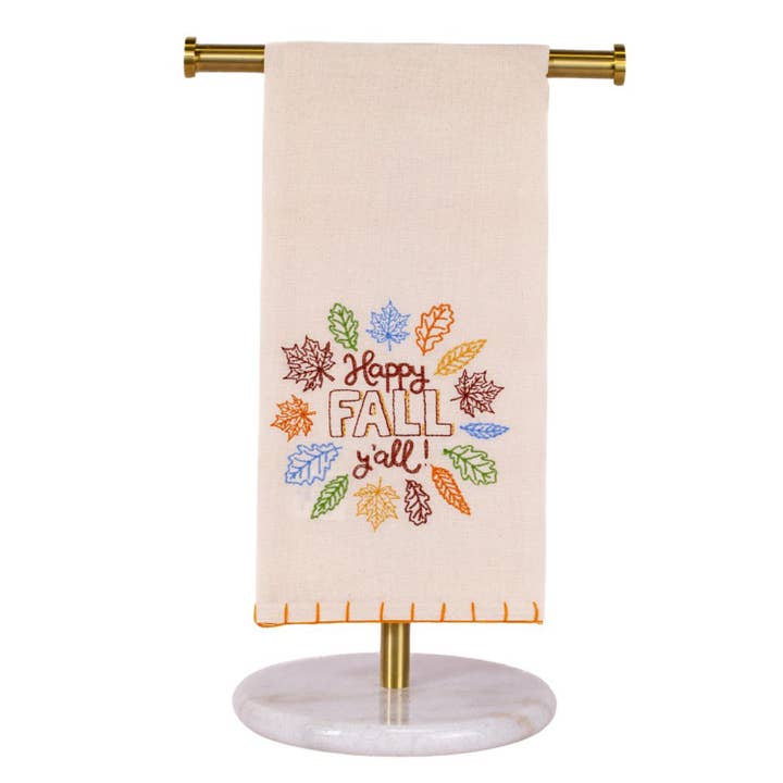 The Royal Standard - Wholesale Hand Towel - Happy Fall Y'all Hand Towel Cream/Multi 20x28