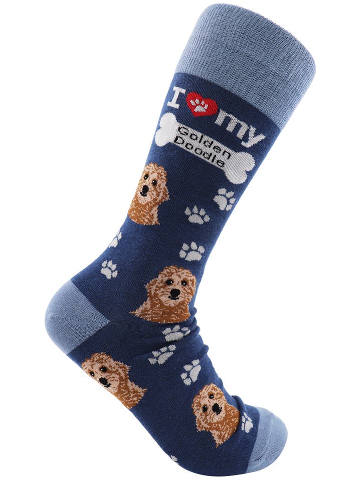 SoXcellent - Wholesale Sokken - Uniseks - I Love Dogs Golden Doodle sokken, uniseks