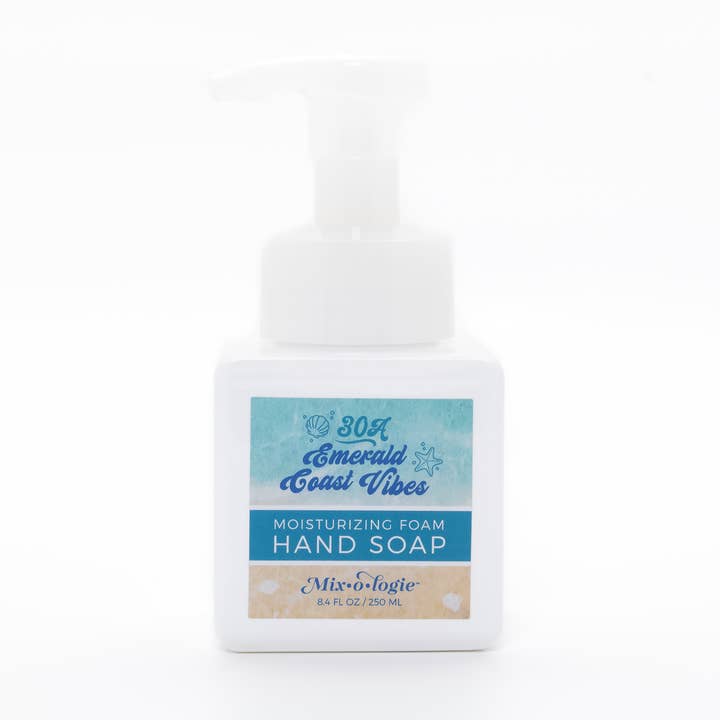 30A Emerald Coast Vibes | Luxe Foaming Hand Soap (250 mL) for wholesale by Mixologie