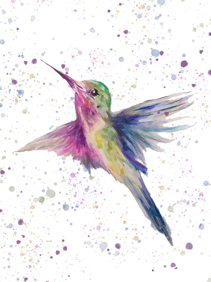 Humminbird Print for wholesale by Wild Child Co